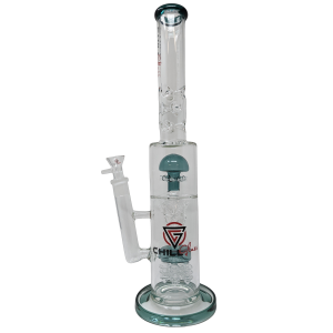 Chill Glass - 19" Multi Perc Straight Water Pipe - [CG-JLA-72]